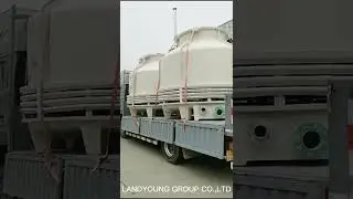 The delivery of FRP cooling tower #FRPCoolingTower