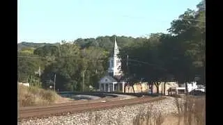 NS SD60 #6702 leads NS #174 at Lindale, Georgia - 10/7/10