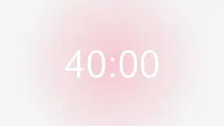 pink aura 40 minute timer (countdown)