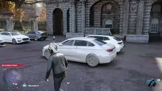 Attacking and robbing a car from Buckingham palace in watch dogs legion