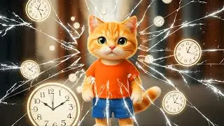 Time Collapse: The Clock System Has Completely Failed! 💥⏰ | Funny Cat Animation