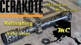 Painting a scope with Cerakote