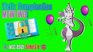 🎂MEWTWO celebra su CUMPLEA&Ntilde;OS en VGC 2021 Series 8 - Batallas Competitivas POK&Eacute;MON ESPADA y ESCUDO🔥