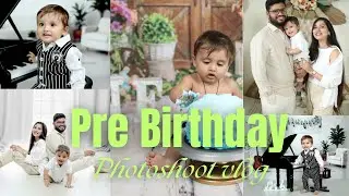 Pre Birthday Photoshoot for baby boy- Miransh 1st Birthday Shoot | Cake Smash | BTS | Birthday vlog