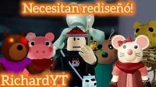 Skins de piggy que necesitan un rediseño @RichardYT-roblox