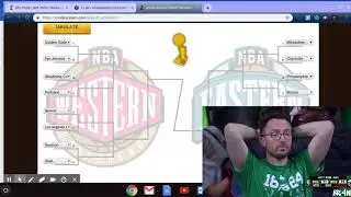 🏀 NBA PLAYOFFS- WHO WILL WIN IT ALL? Zcode Playoff simulator
