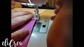 cucitura bordo tessuto bordo piedino ... la differenza #elicrea tutorial cucito creativo