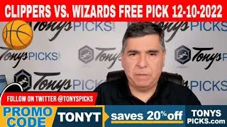LA Clippers vs. Washington Wizards 12/10/2022 FREE NBA Picks and Prediction on NBA Betting Tips