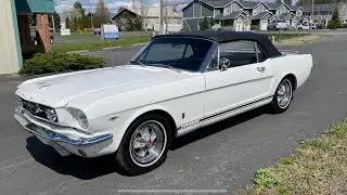 1964.5 Ford Mustang Convertible 289 4 Speed Walk Around & Drive