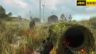 Grass Camo Sniper Mission - Realistic Immersive ULTRA Graphics Gameplay [4K 60FPS UHD] Call of Duty