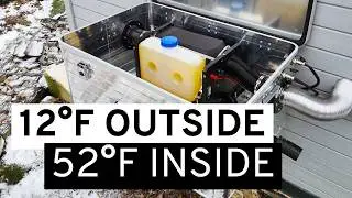 How to Build a Mobile Diesel Heating Box for Winter