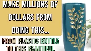 Wow 👌 from plastic bottle to ceramic cup👏👏👏 #diy #hacks #youtubeshorts #howtomake #relatable #shorts