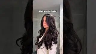 Wash Day Blowout Routine #hairtools #haircare #haircareroutine #washday #hairtok #blowouthair #asmr