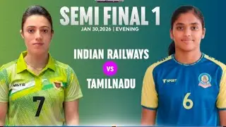 SF - Tamilnadu vs Indian Railways | 72nd Womens Senior National Kabaddi 2026 Live