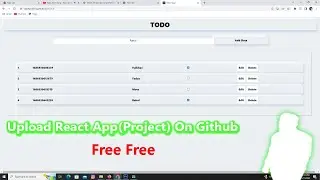how to upload react app on github || how to deploy react website on github free