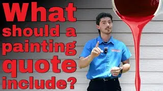What does a painting quote include?