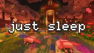 🌙 Fall Asleep Peacefully ⎮ Minecraft Rain & Serene Cherry Blossom Ambience