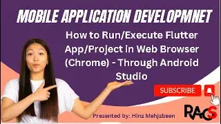 How to Run Flutter Apps in a Web Browser (Chrome) - Using Android Studio