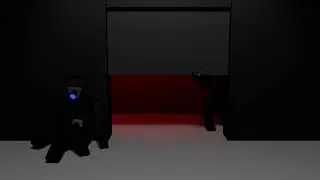 Noodle arm robot lift door [blender animation]