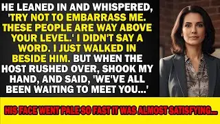 He Told Me Not to Embarrass Him at a Luxury Estate Dinner—But Everyone There Was Waiting to Meet Me