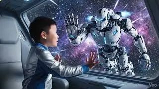 太空奇遇：男孩与机器人 / Space Adventure: Boy Meets Robot (Google Veo)