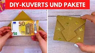 Alle DIY-Ideen, die Sie sich für GELDUMSCHLÄGE und GESCHENKVERPACKUNGEN wünschen können
