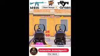 M416 vs GROZA 💪🔥#pubgmobile #bgmi #pubg #shorts #pubglite