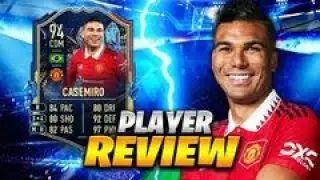 94 TEAM OF THE SEASON CASEMIRO PLAYER REVIEW! - FIFA 23 ULTIMATE TEAM