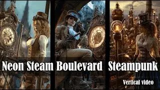 Neon Steam Boulevard  Steampunk