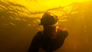 Diver explores Panuke Lake Nova Scotia