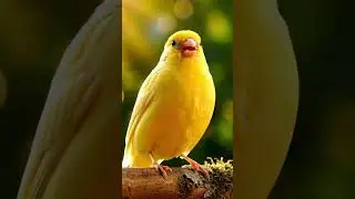 Peaceful Canary Bird Sounds 🌳 #birds #canary #kenari #birdsounds