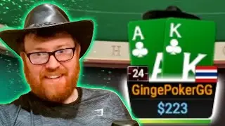 THE MOST INSANE 5-BET POT EVER! | GingePoker Stream Highlights