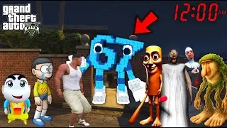 Evil Nun 67 Brainrot Granny Play Hide and Seek With Shinchan Nobita and Franklin in GTA 5