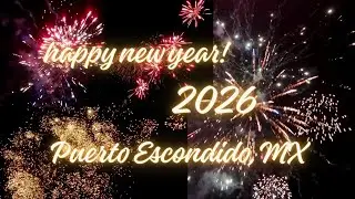 Silvester am Strand von Puerto Escondido, Mexiko 🇲🇽 💃🏽🪩🕺🎉🚀 2️⃣0️⃣2️⃣6️⃣