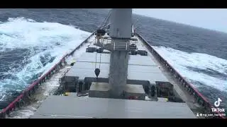 What happens when a cargo ship hits a sideways wave? #lean 30&deg;  #ship #sailor  #short  #shipping