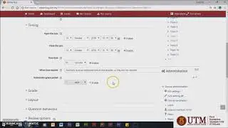 UTM e-Learning | Student Assessment Using Quiz