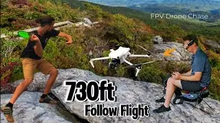 730ft FPV Disc Golf Drone Follow Flight | Ellison Park