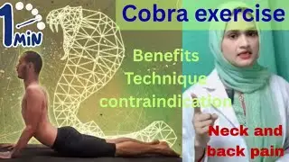 Quick relief from neck and back pain#cobra pose for low back pain#contraindications for cobra pose