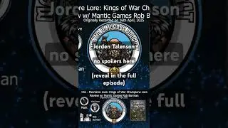 Kings of War Champions Lore: Northern Alliance #manticuniversepodcast #kingsofwar #fantasy