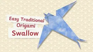Easy Origami Swallow Tutorial 🕊️ Step-by-Step Instructions