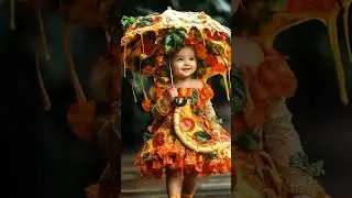 Bebi Pizza Dress 😂🍕 | Funny Cartoon