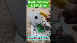 Road Stud Solar L.E.D Lights #solar #roadlight #shorts #service #led Road Side #light #yourroworld