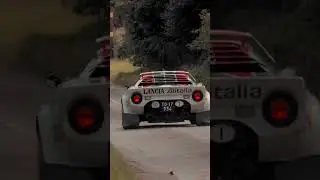 Lancia Stratos Rally Crazy Acceleration Hitting Rev Limiter! #italy #rally