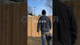 St. Louis Cedar Fences for sale #shorts #fence #fences #cedar