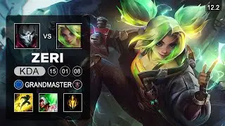 Zeri ADC vs Jhin - EUW Grandmaster - Season 12 Patch 12.2
