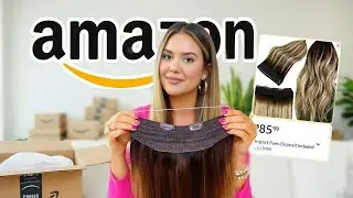 I Tried Amazon Halo Human Hair Extensions (NOT SPONSORED)