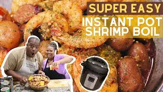 Super Easy Cajun Shrimp Boil Recipe Using Instant Pot | Like Juicy Crab and The Boiling Crab