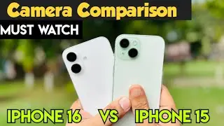 Apple iPhone 16 Vs iPhone 15 Camera Test | Same Camera Quality?? | Night Samples & Videography 
