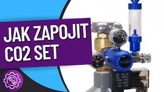Jak zapojit a spustit CO2 set - Aquario CO2 set 2l s nočním vypínáním