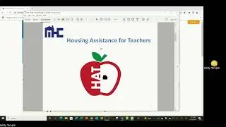 Housing Assistance for Teachers (HAT) Program Training Video